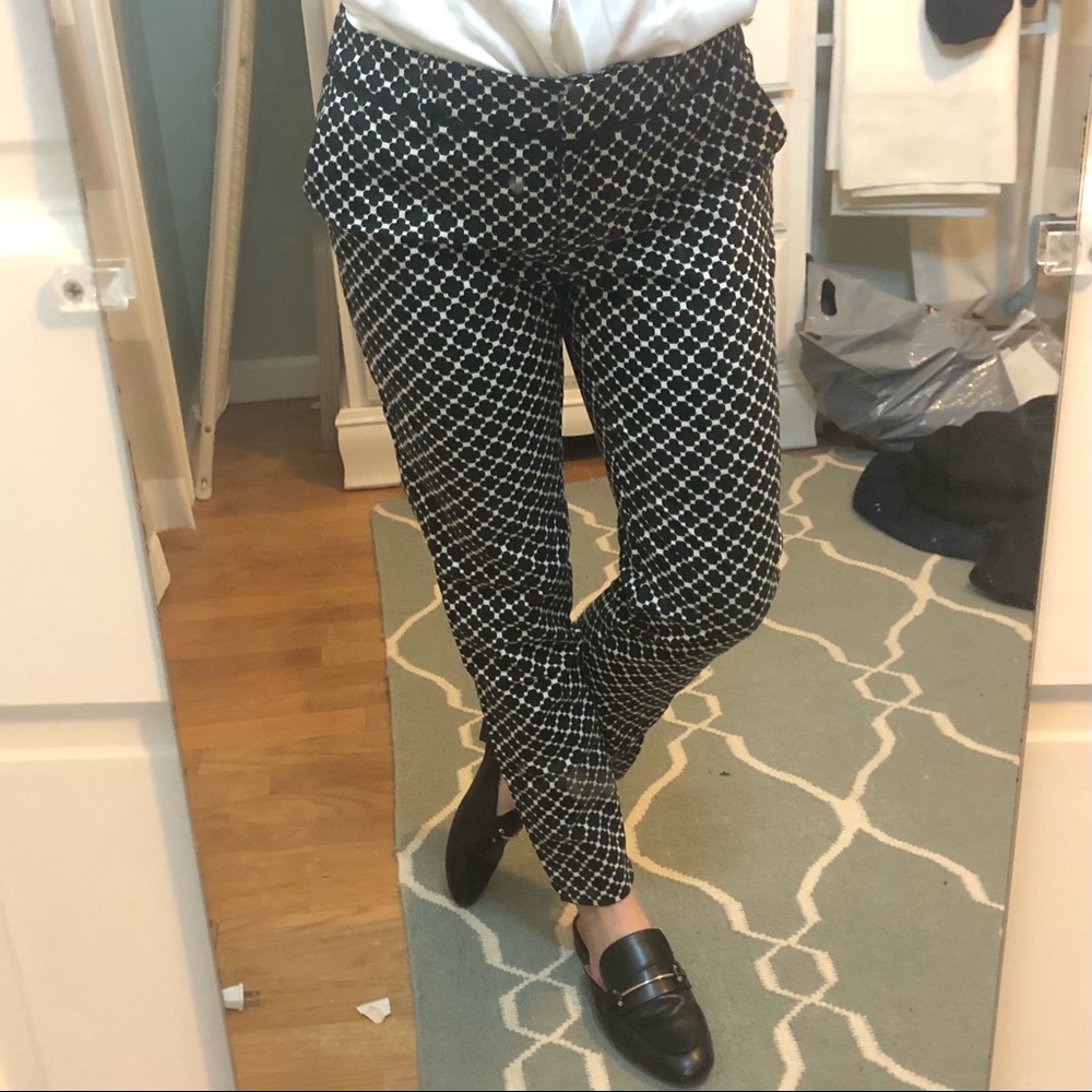 Patterned Dress Pants